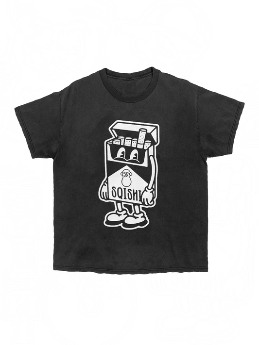 Black N White "MR. CIGGY" T-Shirt (pre order)