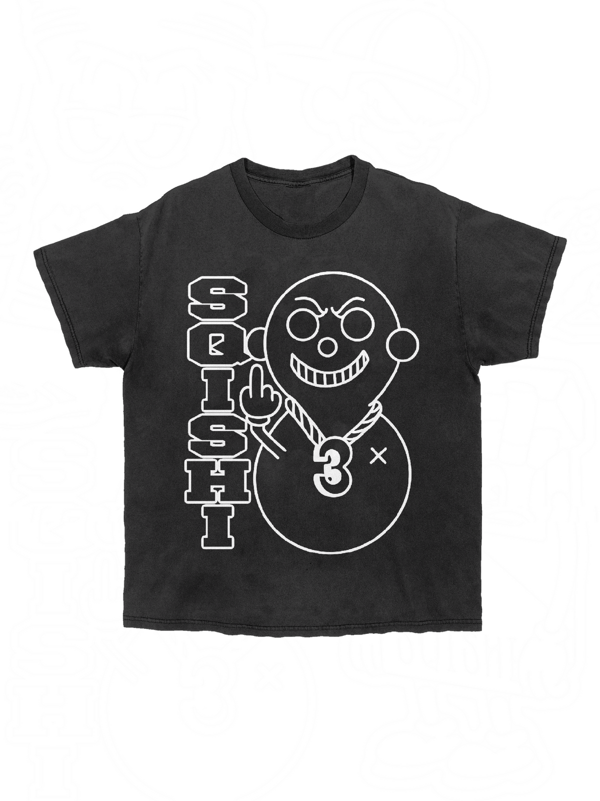 Black N White "THE FLIP OFF" T-Shirt (pre order)